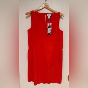 Red Sleeveless Mini Dress